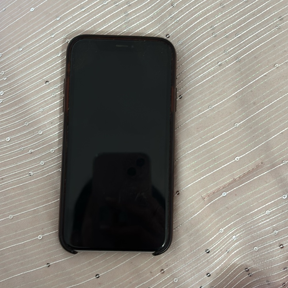iPhone XR with case